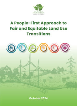 A People-First Approach to Fair and Equitable Land Use Transitions